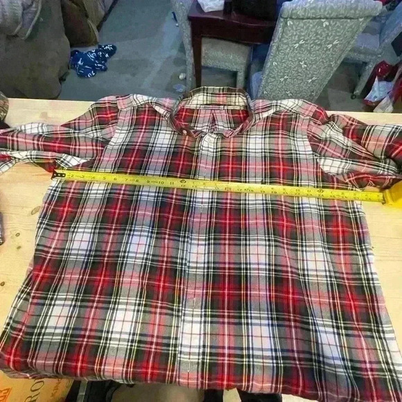 RALPH LAUREN CLASSIC PERFORMANCE FLANNEL PLAID SHIRT MENS SIZE 2XB $168 - Picture 7 of 11